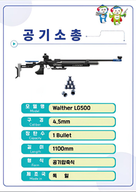 공기소총 사진, 동일한 내용을 아래 숨김 텍스트로 제공