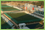 항공에서 바라본 창원축구센터 보조1경기장, 보조2경기장 모습