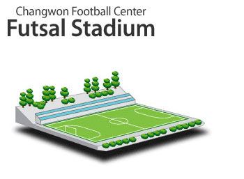 풋살경기장 Changwon Football Center Futsal stadium