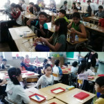 용호초등학교 5학년 한지공예체험 