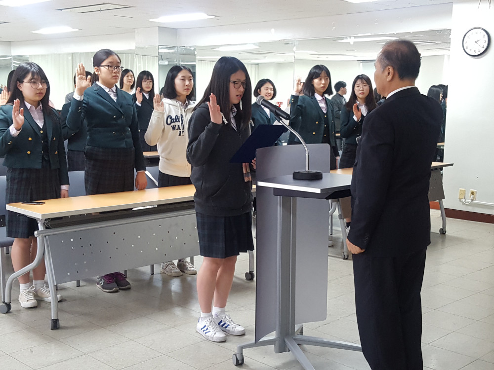 의신여자중학교 간부수련활동_1
