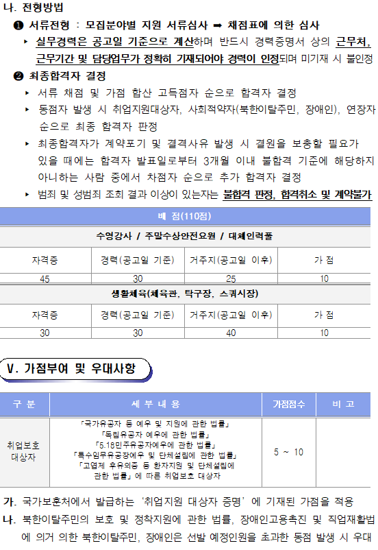 2022년 마산합포스포츠센터 기간제근로자 및 대체인력풀 재모집 공고_4