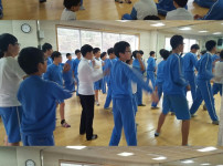 마산중학교 방송댄스 체험활동